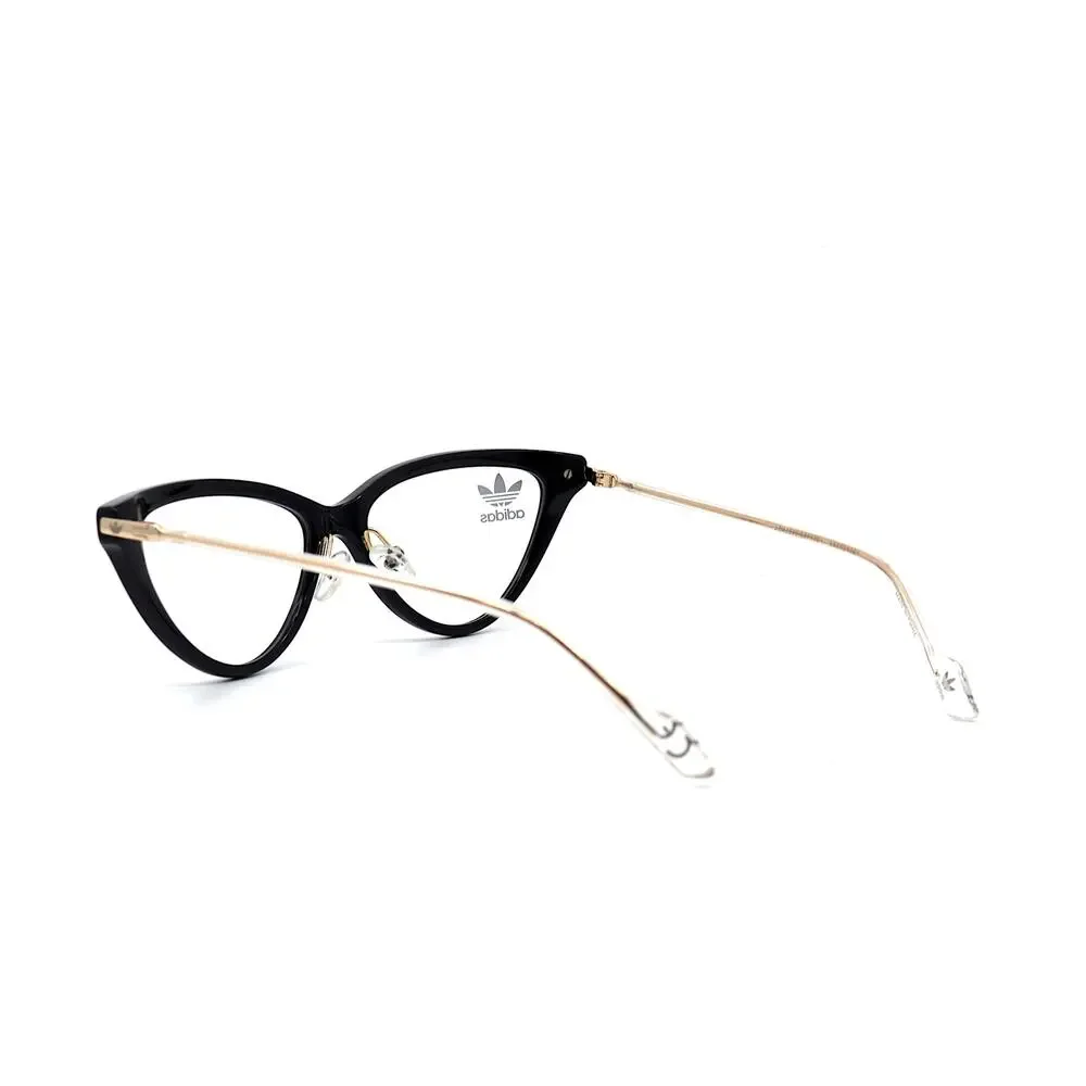 Adidas AOK006O.092.120 Eyeglasses – Black Frame with Gold Temples